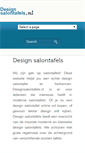 Mobile Screenshot of designsalontafels.nl
